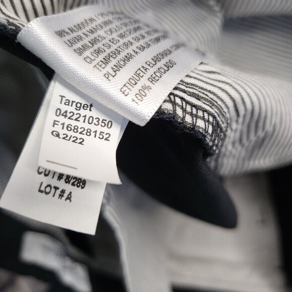 Goodfellow Mens Pants Hennepin Chino 38 X 30 Athletic Slim Tapered Leg Black - Picture 8 of 16